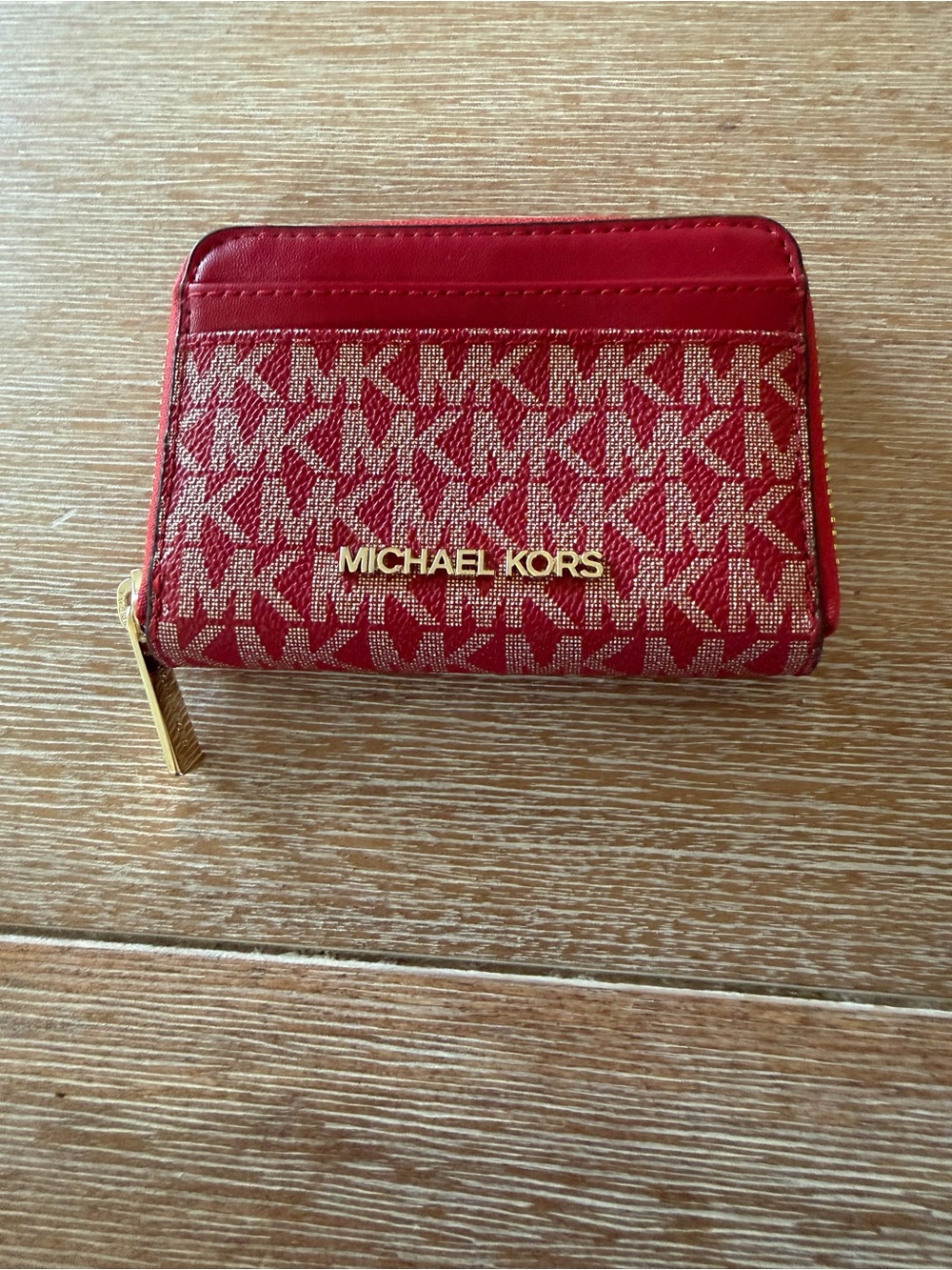 Michael Kors Red Signature Wallet